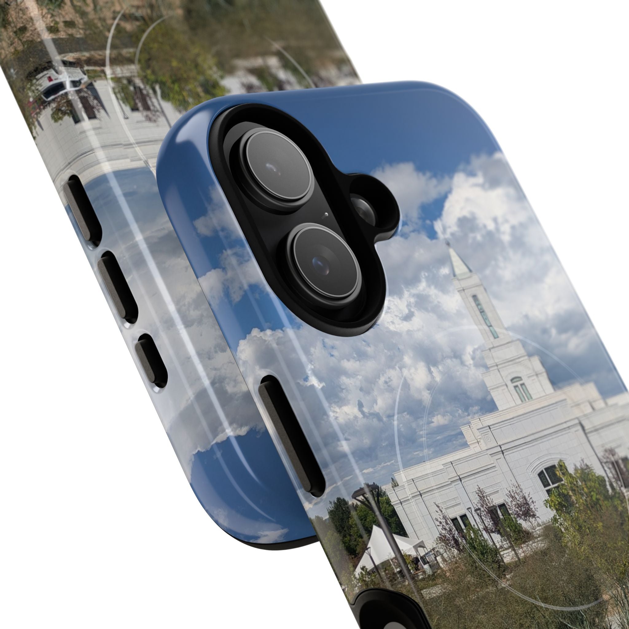 Grand Junction, CO Temple Photo Tough Magnetic Phone Case — LDS Church Landscape Design