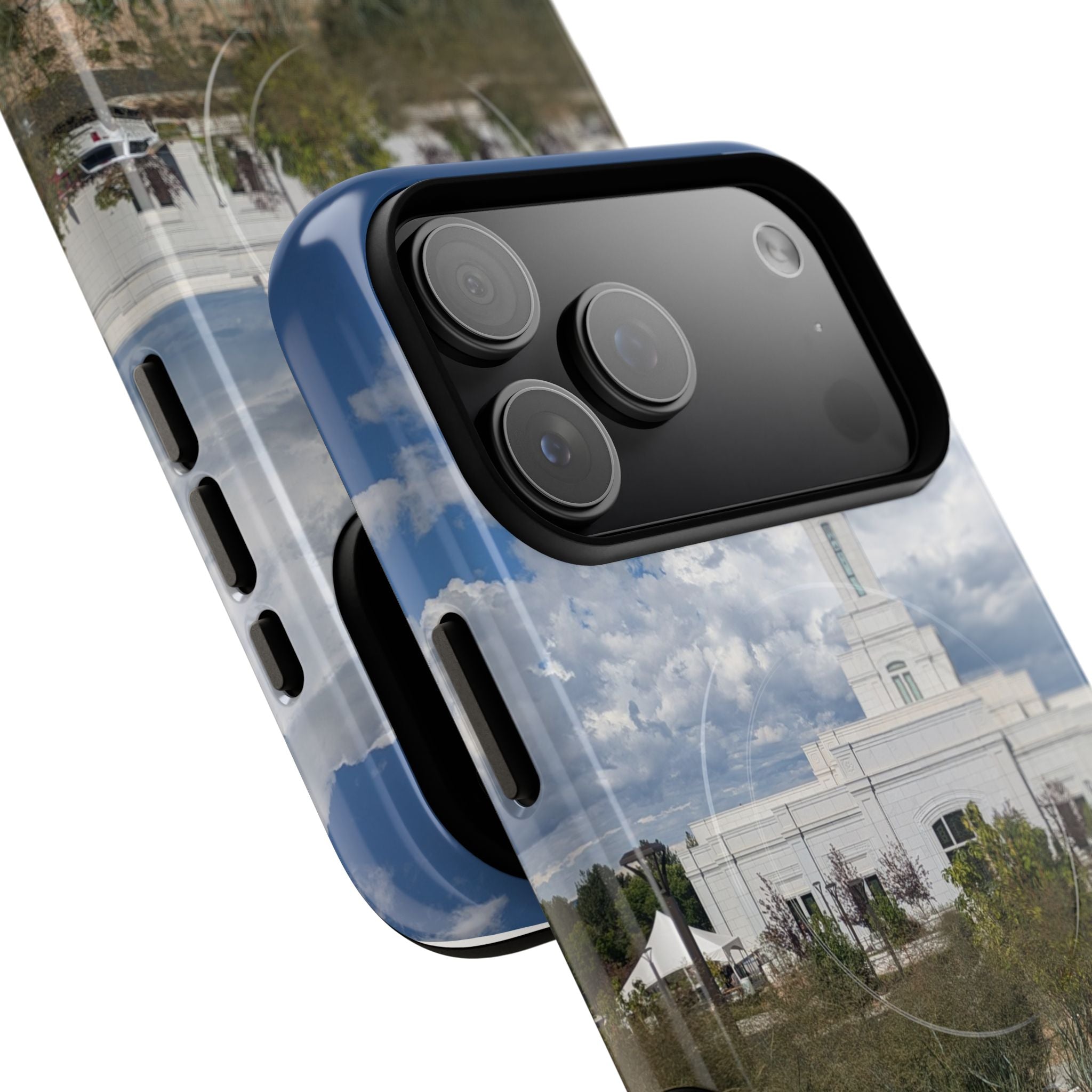 Grand Junction, CO Temple Photo Tough Magnetic Phone Case — LDS Church Landscape Design