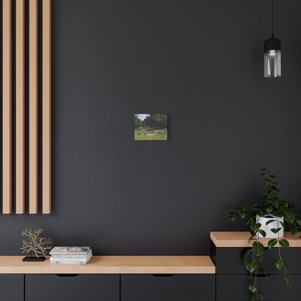 River Meadow Canvas Print — Tranquil Nature Wall Art