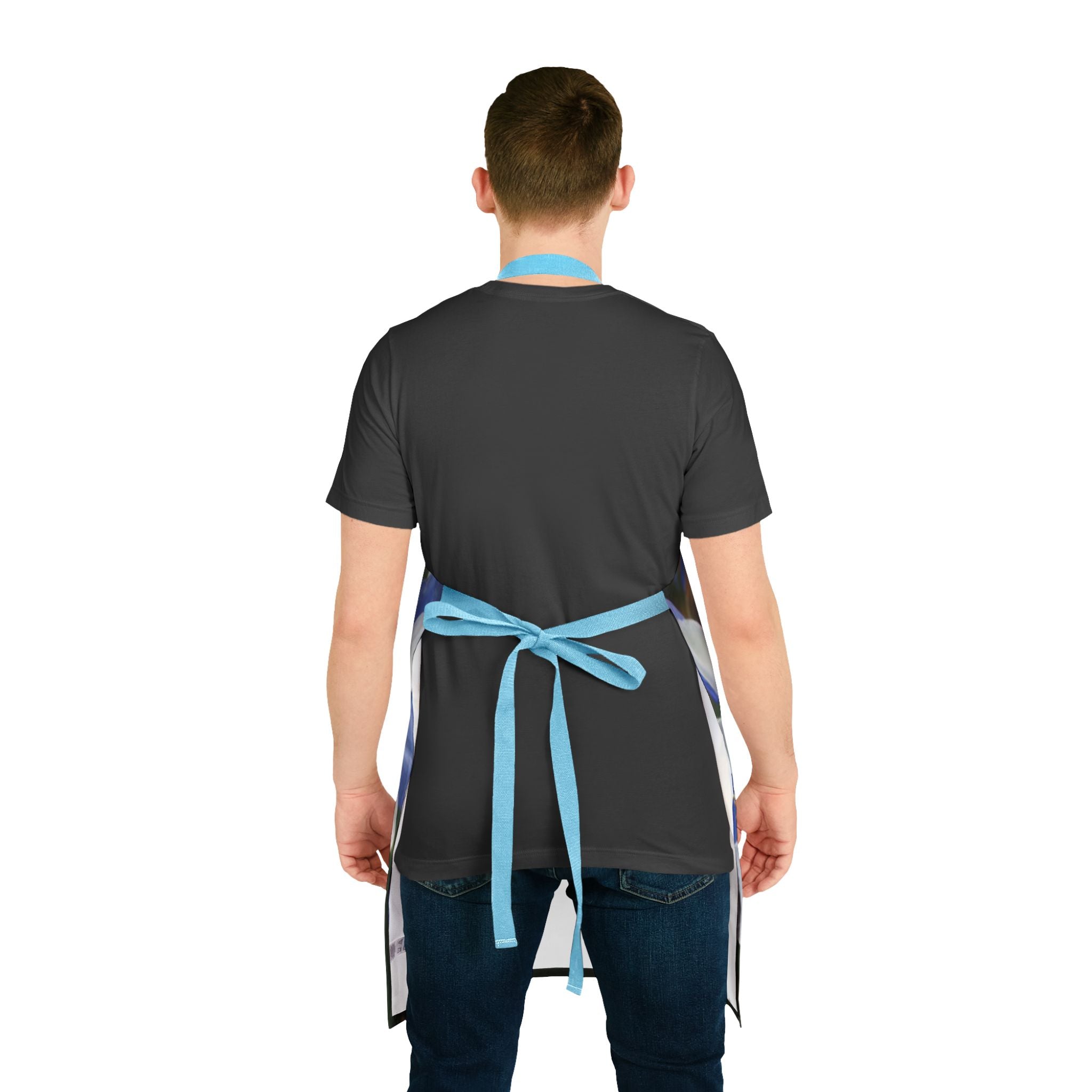 Blue Columbine Floral Apron — Gardeners & Home Cooks Gift