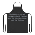 Title of Liberty Apron — "In Memory Of Our God, Our Religion, And Freedom" Chef Apron