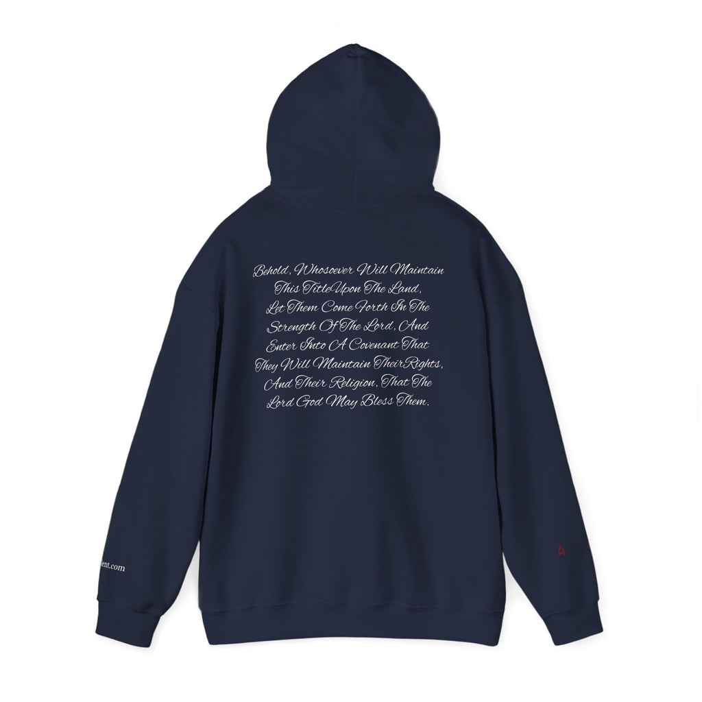 Copy of American Flag  Title Of Liberty Hoodie | Distressed Stars Stripes Graphic