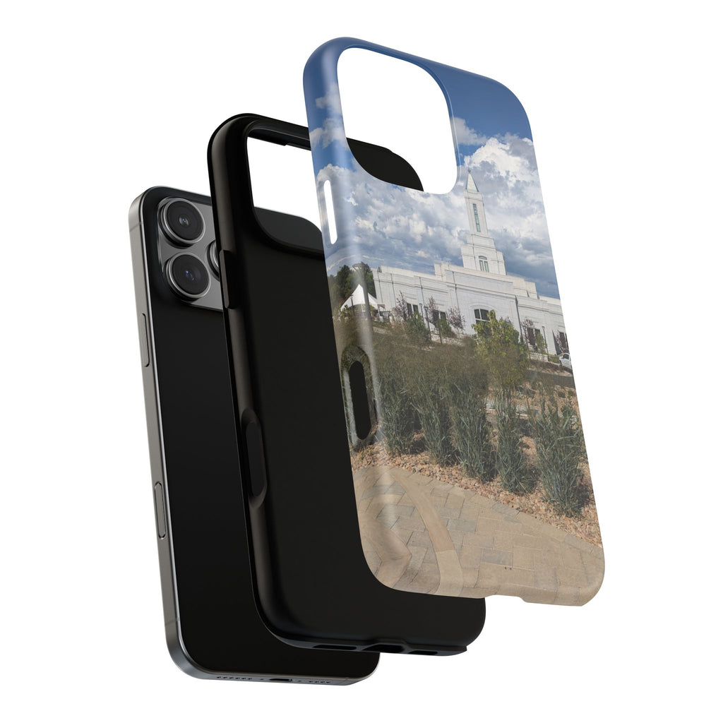 Grand Junction, CO Temple Photo Tough Magnetic Phone Case — LDS Church Landscape Design