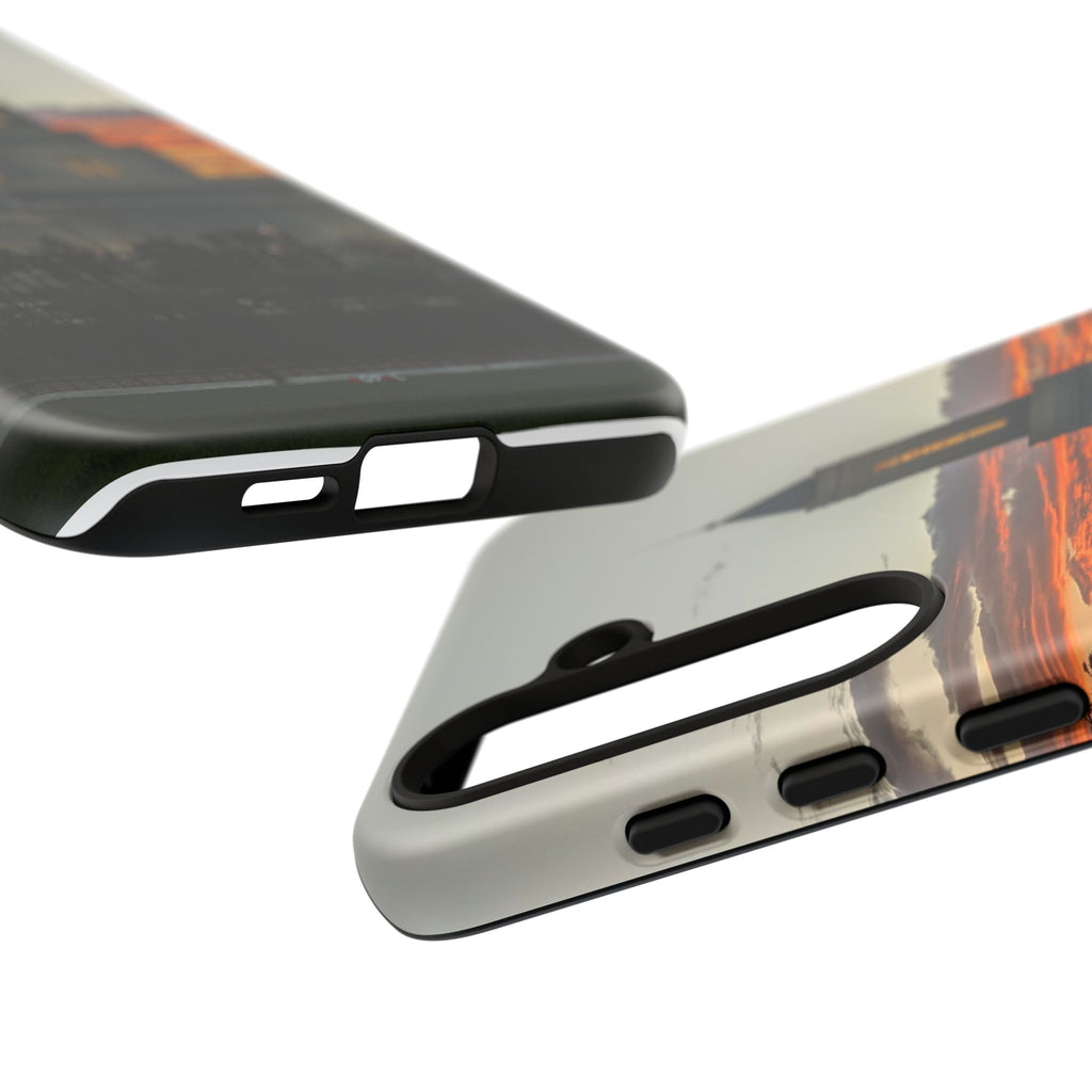 Grand Junction, CO Temple Sunset Phone Case — Protective Tough Case with Scenic Sunset Temple Design