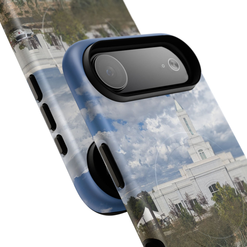 Grand Junction, CO Temple Photo Tough Magnetic Phone Case — LDS Church Landscape Design