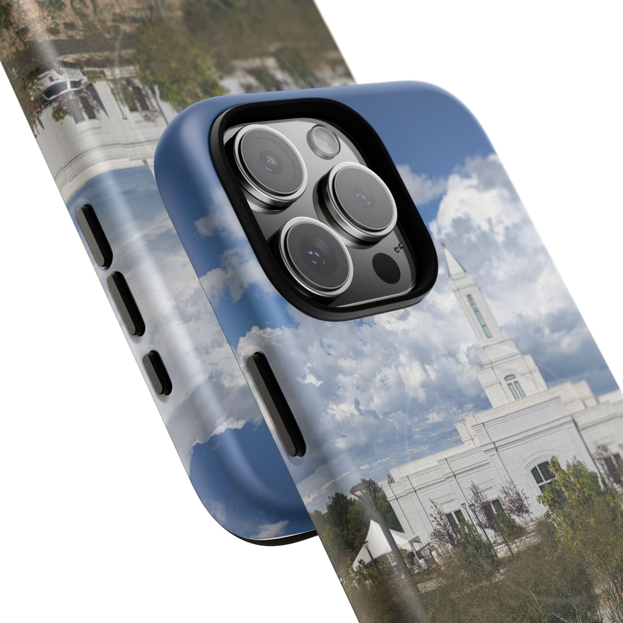 Grand Junction, CO Temple Photo Tough Magnetic Phone Case — LDS Church Landscape Design
