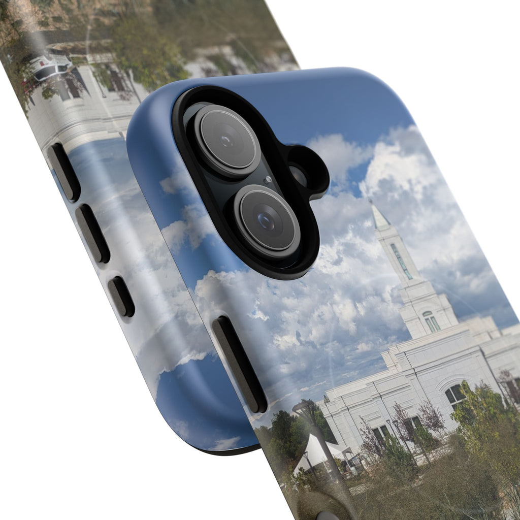 Grand Junction, CO Temple Photo Tough Magnetic Phone Case — LDS Church Landscape Design