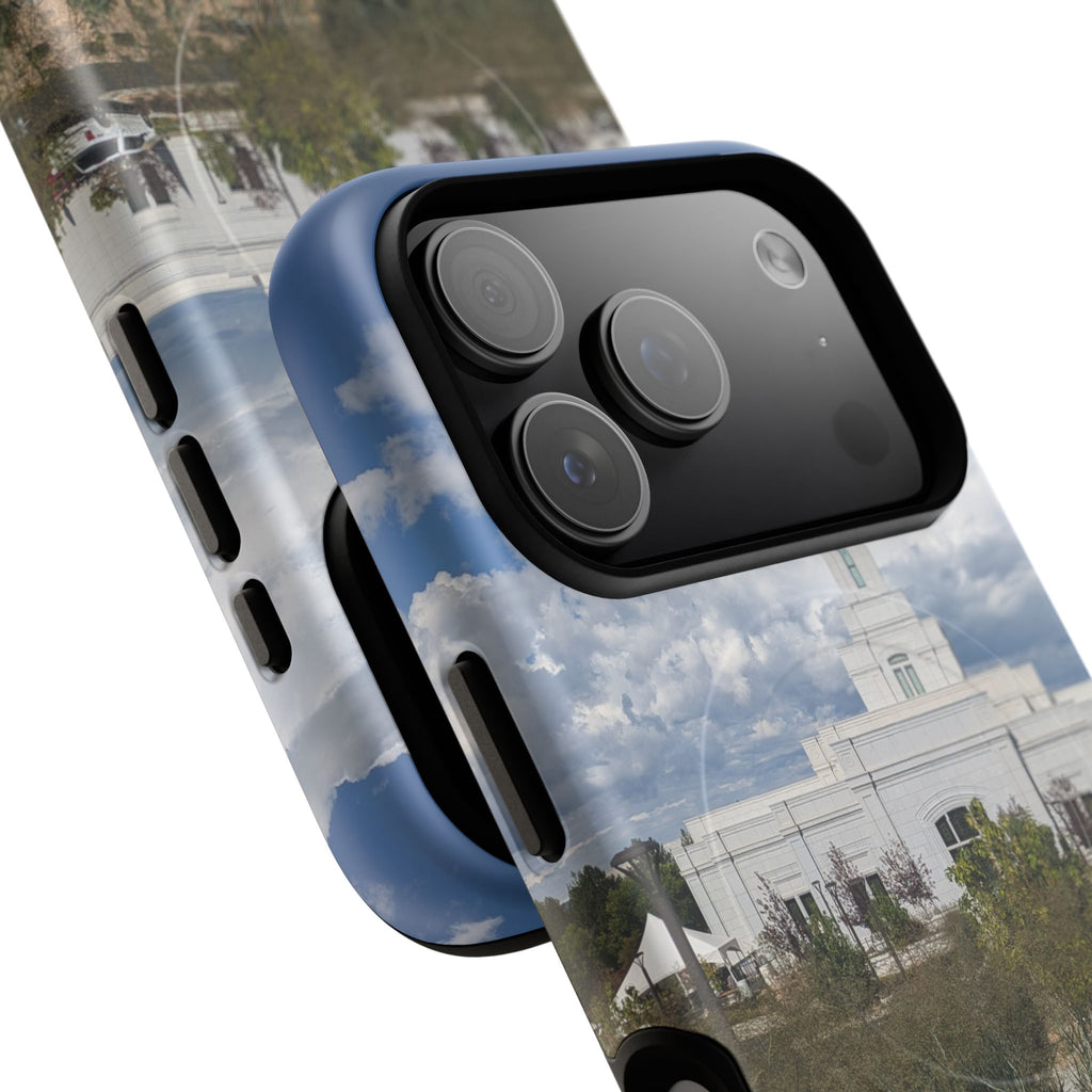 Grand Junction, CO Temple Photo Tough Magnetic Phone Case — LDS Church Landscape Design