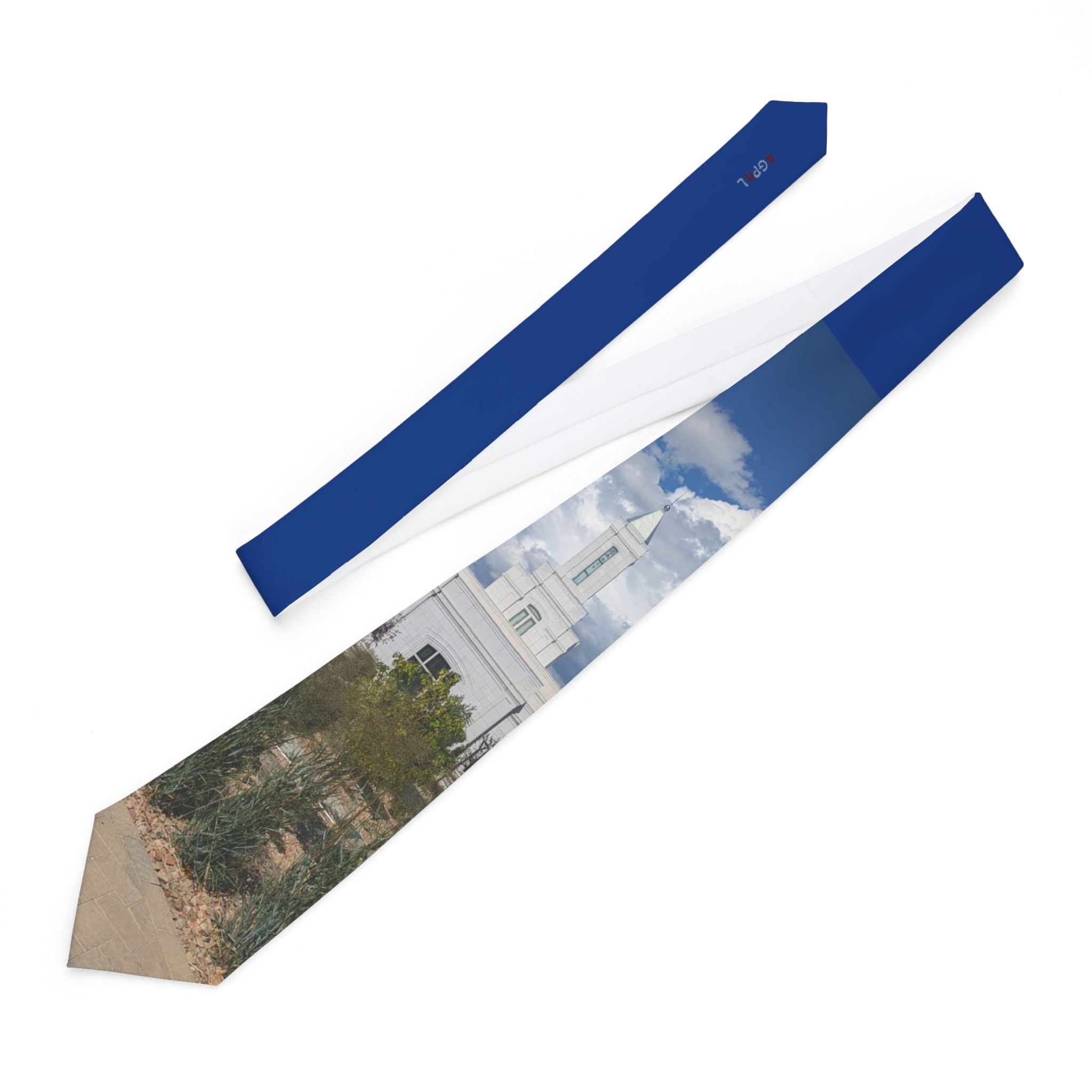 Grand Junction, CO Temple Necktie – Scenic LDS Temple Print Tie