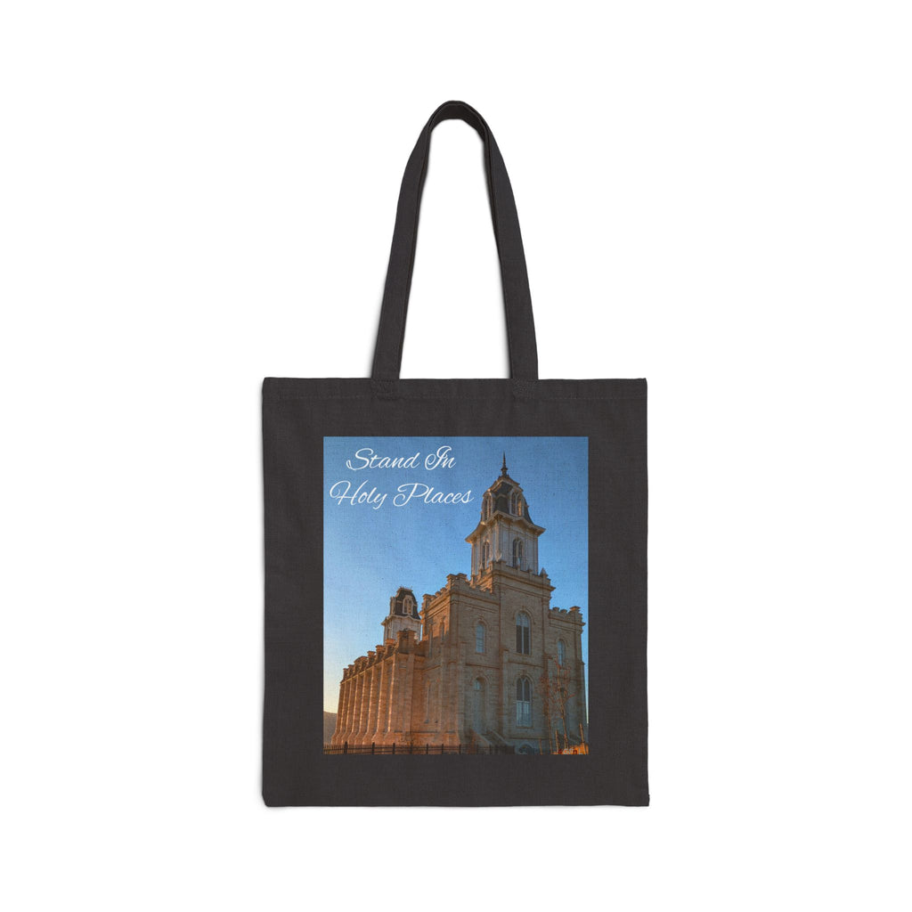 Stand in Holy Places Temple Tote Bag - Sacred Architecture Cotton Canvas Tote