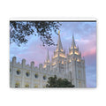 Salt Lake Temple Sunset Canvas Print