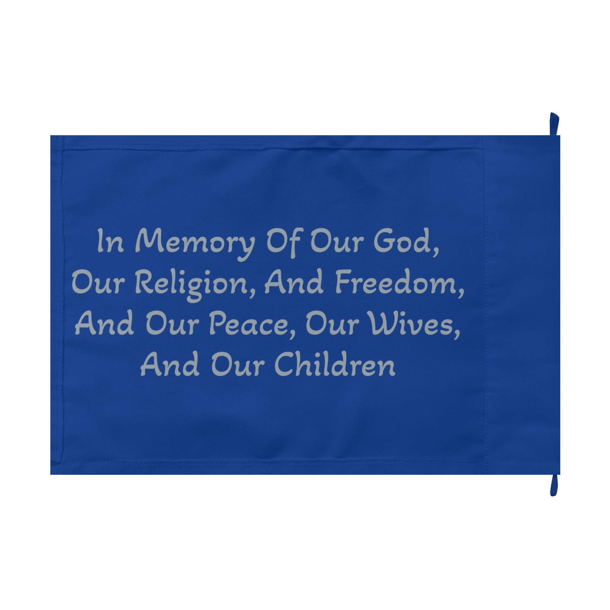 Captain Moroni's "Title of Liberty" Memorial Tribute Double-Sided Flag