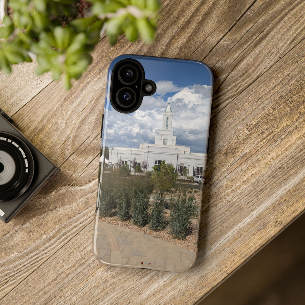 Grand Junction, CO Temple Photo Tough Phone Case — Scenic Latter-day Saints LDS Temple Design