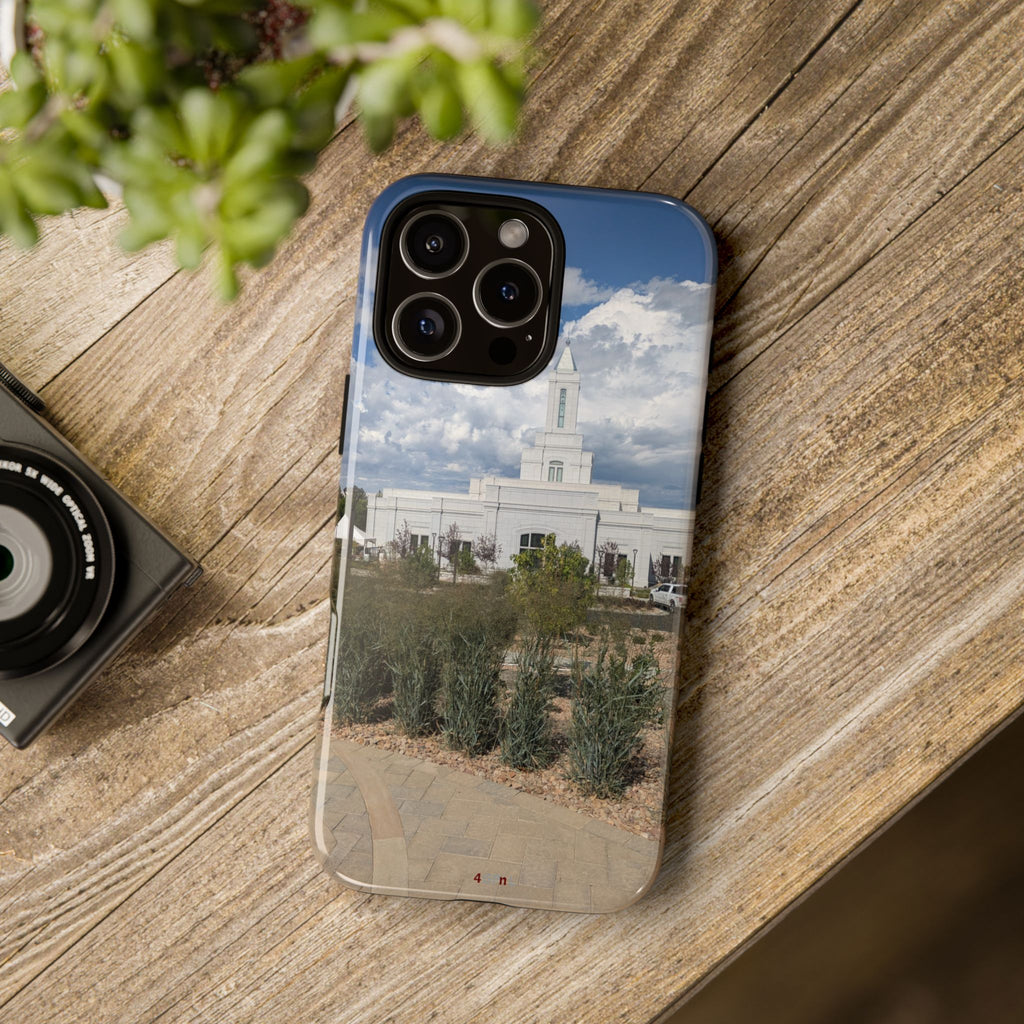 Grand Junction, CO Temple Photo Tough Phone Case — Scenic Latter-day Saints LDS Temple Design
