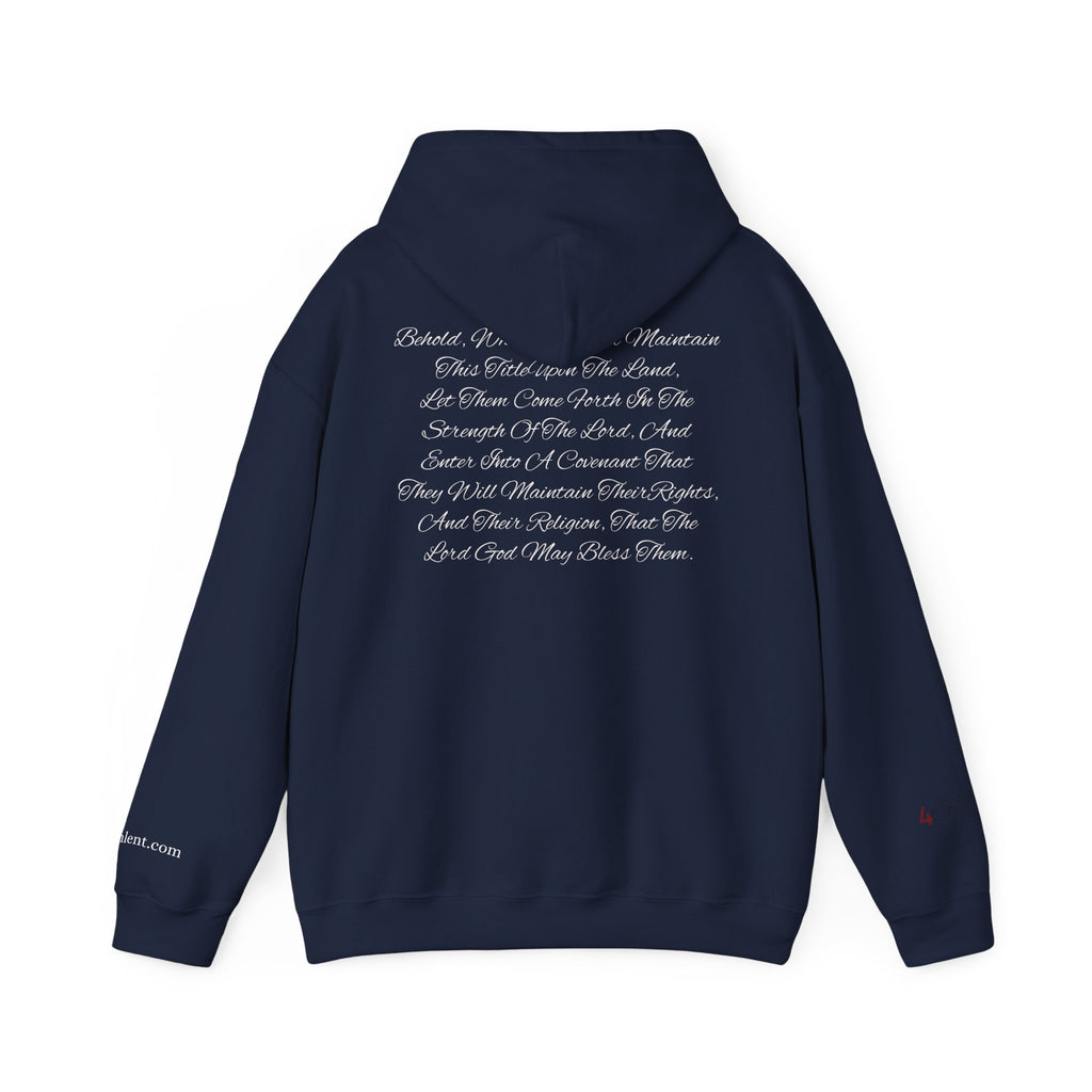 Copy of American Flag  Title Of Liberty Hoodie | Distressed Stars Stripes Graphic