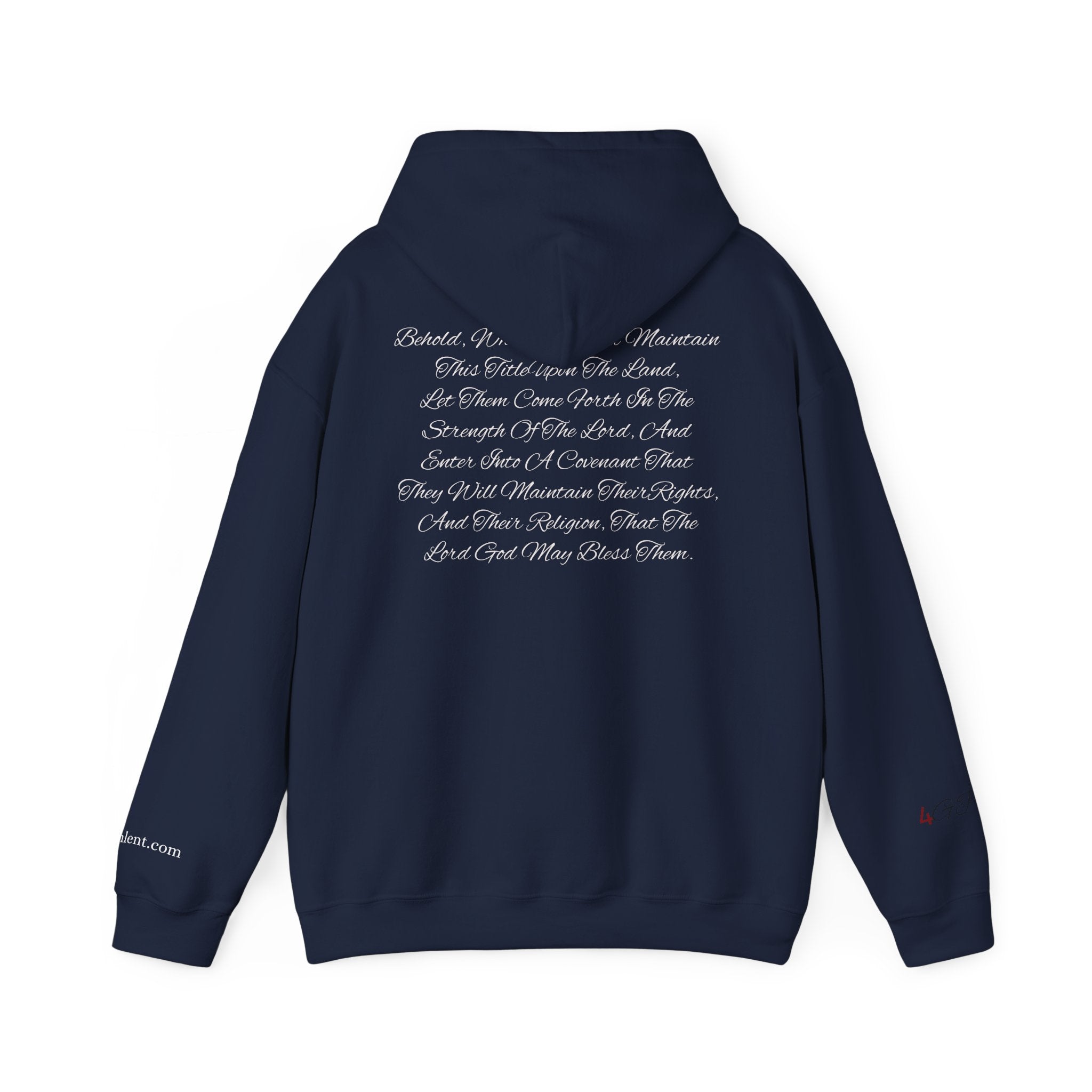 Copy of American Flag  Title Of Liberty Hoodie | Distressed Stars Stripes Graphic