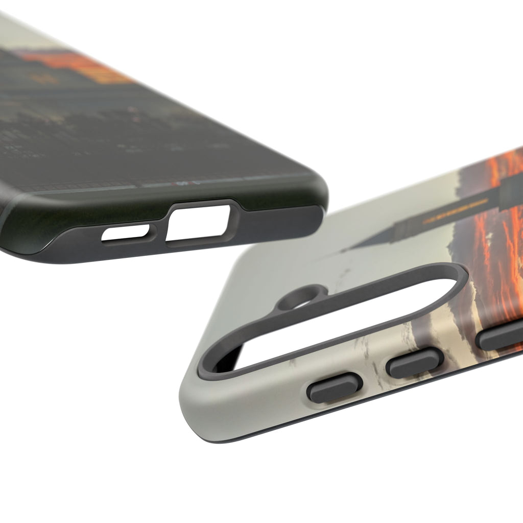 Grand Junction, CO Temple Sunset Phone Case — Protective Tough Case with Scenic Sunset Temple Design