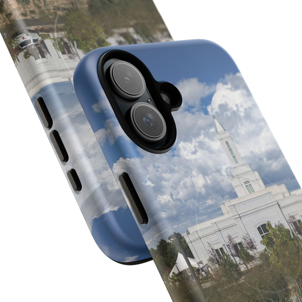 Grand Junction, CO Temple Photo Tough Magnetic Phone Case — LDS Church Landscape Design