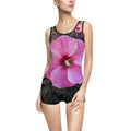 Vintage Pink Hibiscus Swimsuit