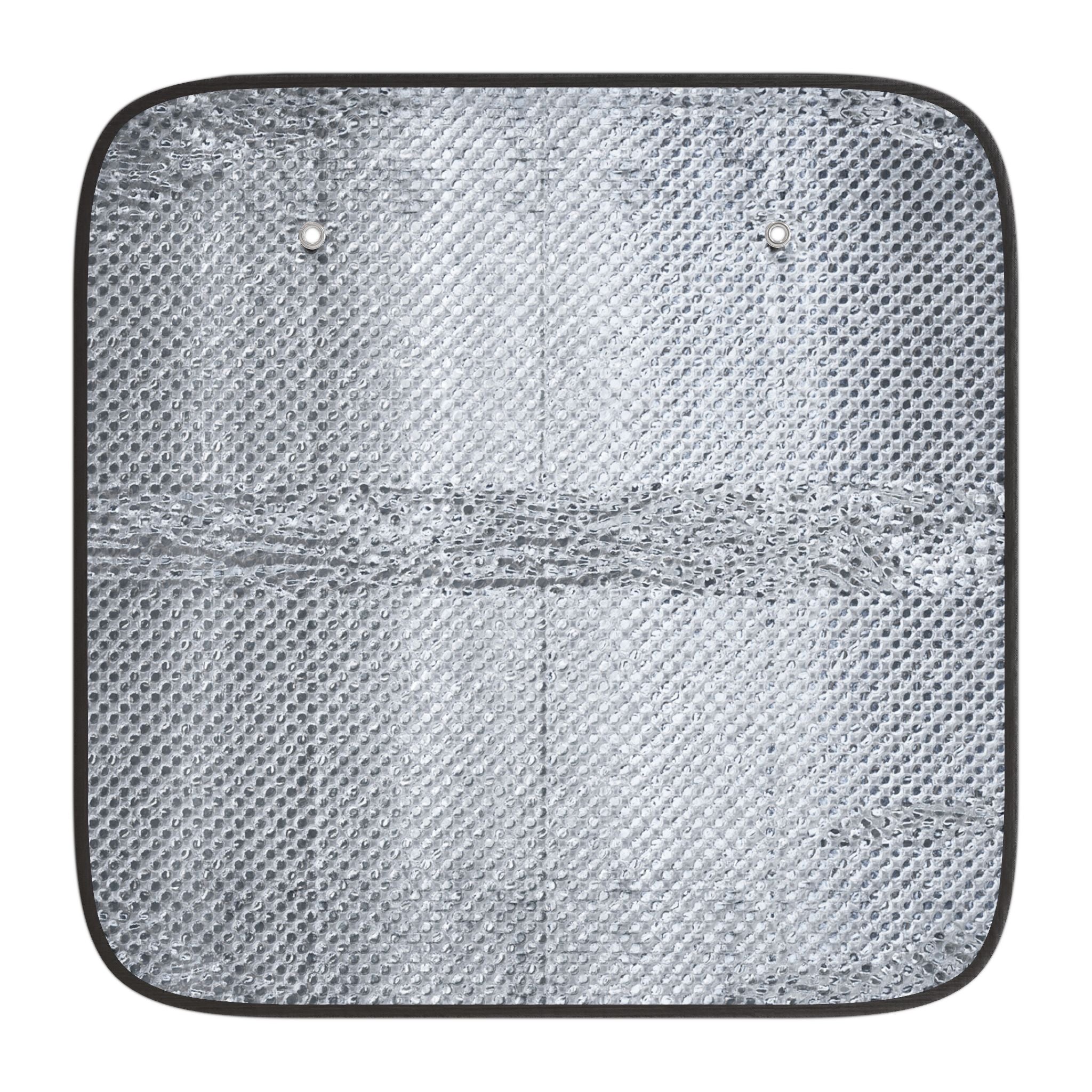 Floral Columbine Car Sun Shade — Blue Wildflower Windshield Protector