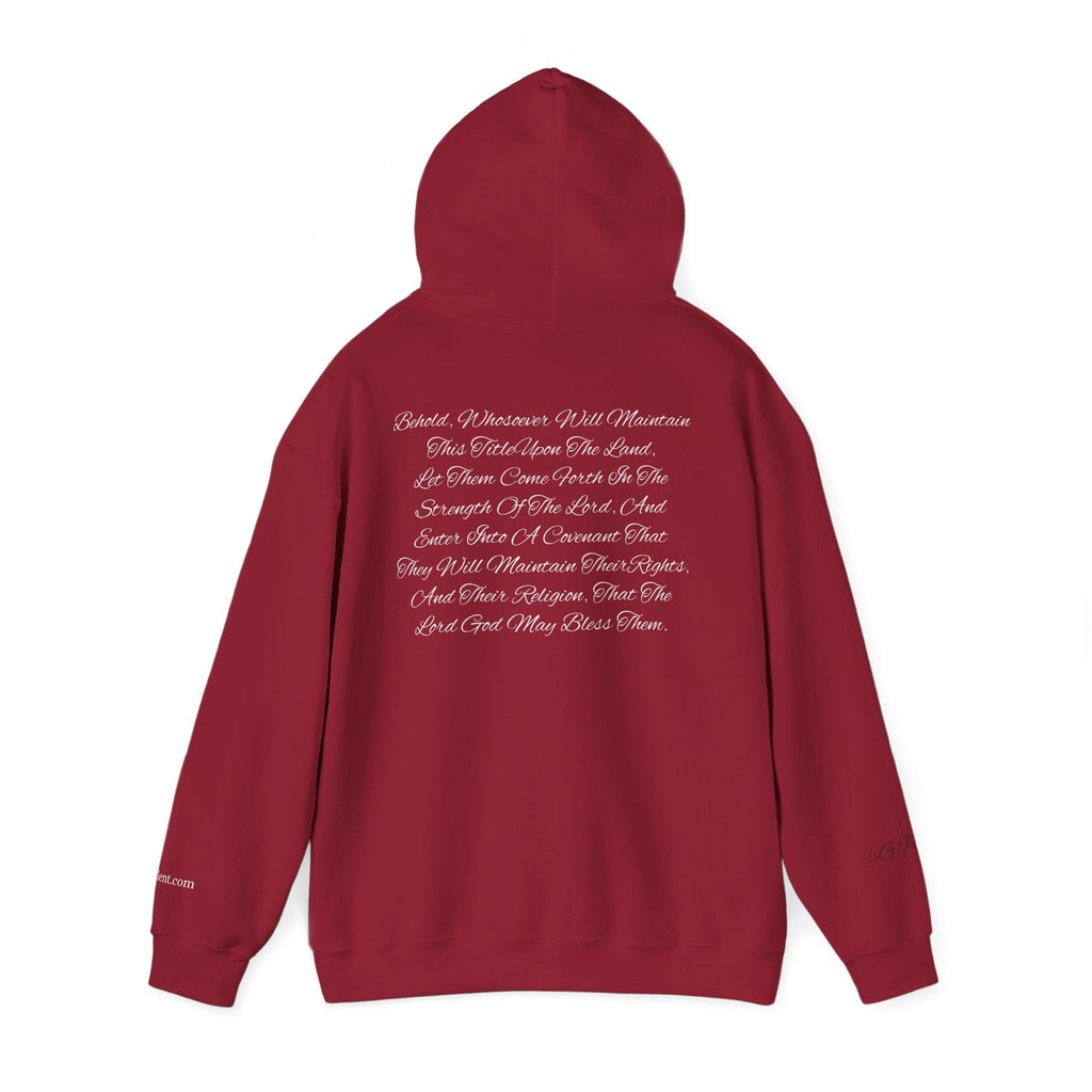 Copy of American Flag  Title Of Liberty Hoodie | Distressed Stars Stripes Graphic