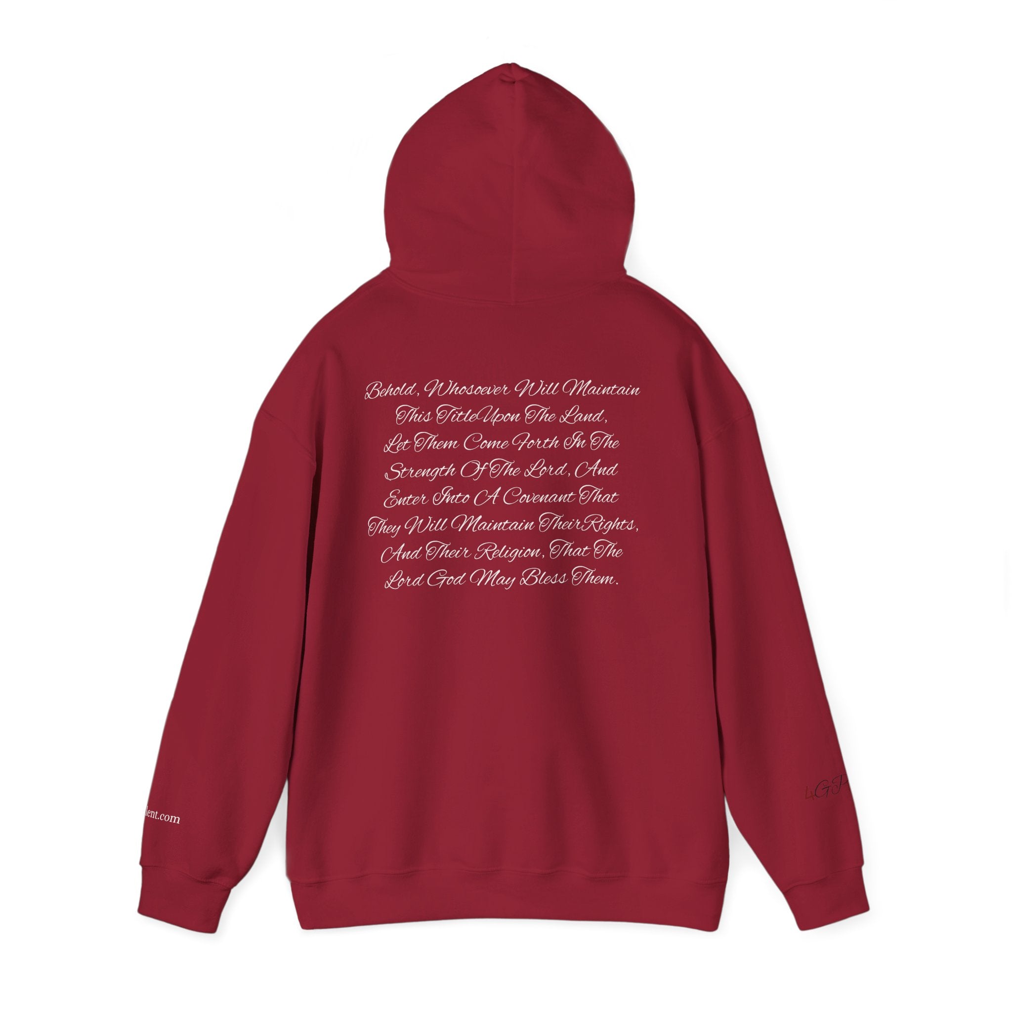 Copy of American Flag  Title Of Liberty Hoodie | Distressed Stars Stripes Graphic