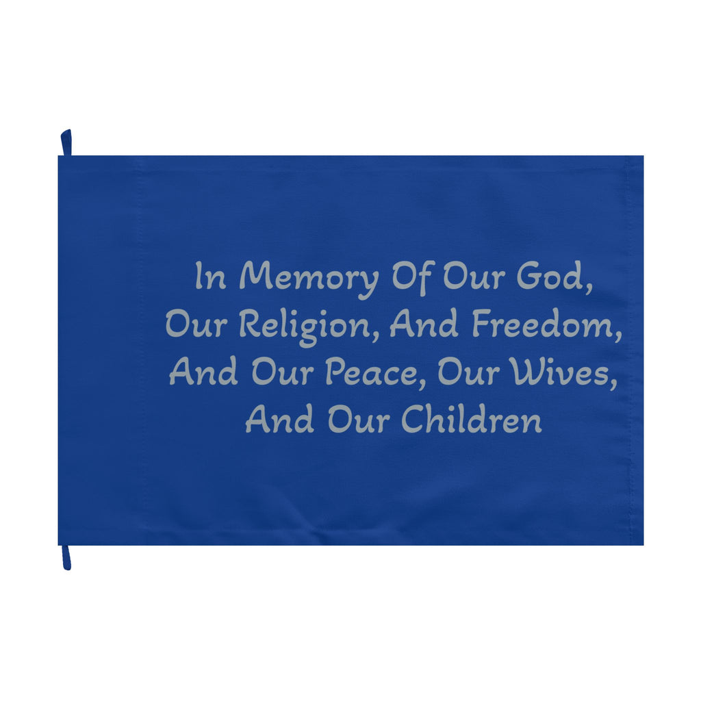 Captain Moroni's "Title of Liberty" Memorial Tribute Double-Sided Flag