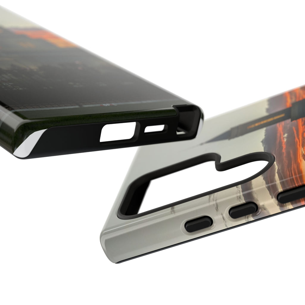 Grand Junction, CO Temple Sunset Phone Case — Protective Tough Case with Scenic Sunset Temple Design