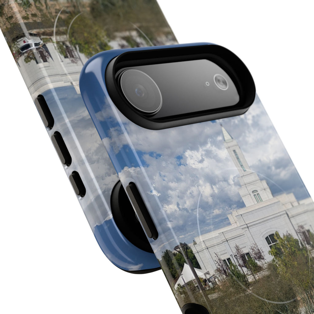 Grand Junction, CO Temple Photo Tough Magnetic Phone Case — LDS Church Landscape Design