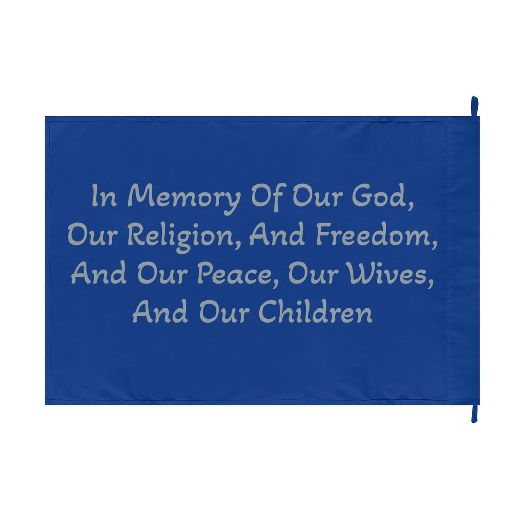 Captain Moroni's "Title of Liberty" Memorial Tribute Double-Sided Flag