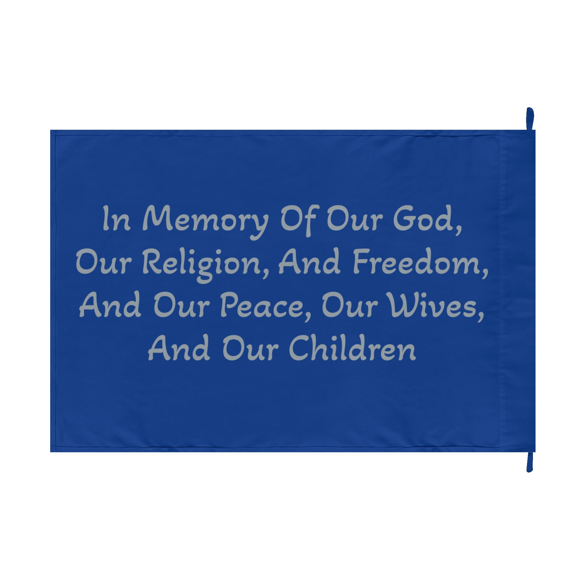 Captain Moroni's "Title of Liberty" Memorial Tribute Double-Sided Flag