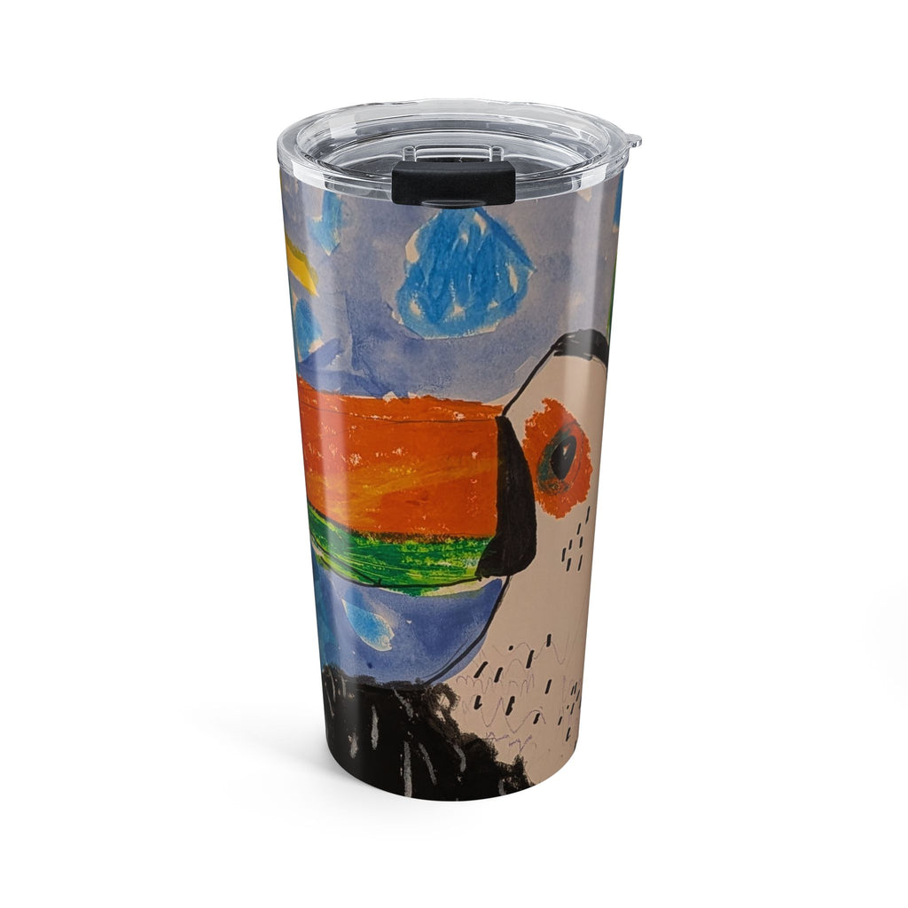 Toucan Art 20oz Tumbler — Colorful Tropical Bird Travel Cup