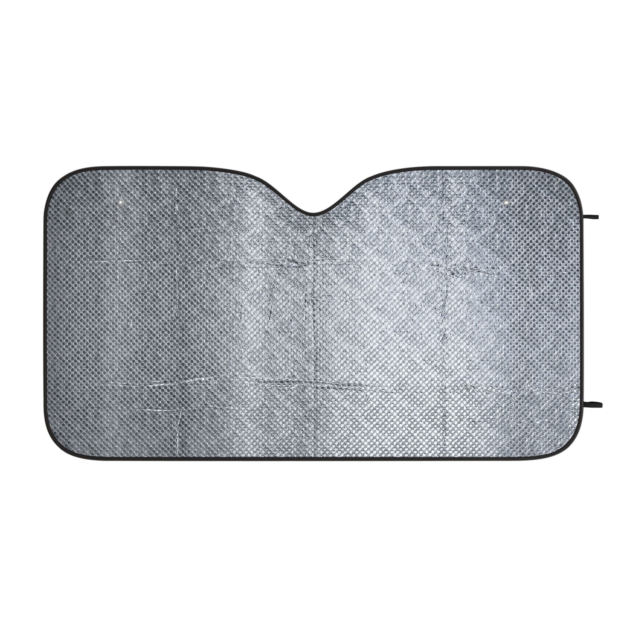 Mountain Landscape Car Sun Shade — Windshield Sunshade with Snowy Peaks Design