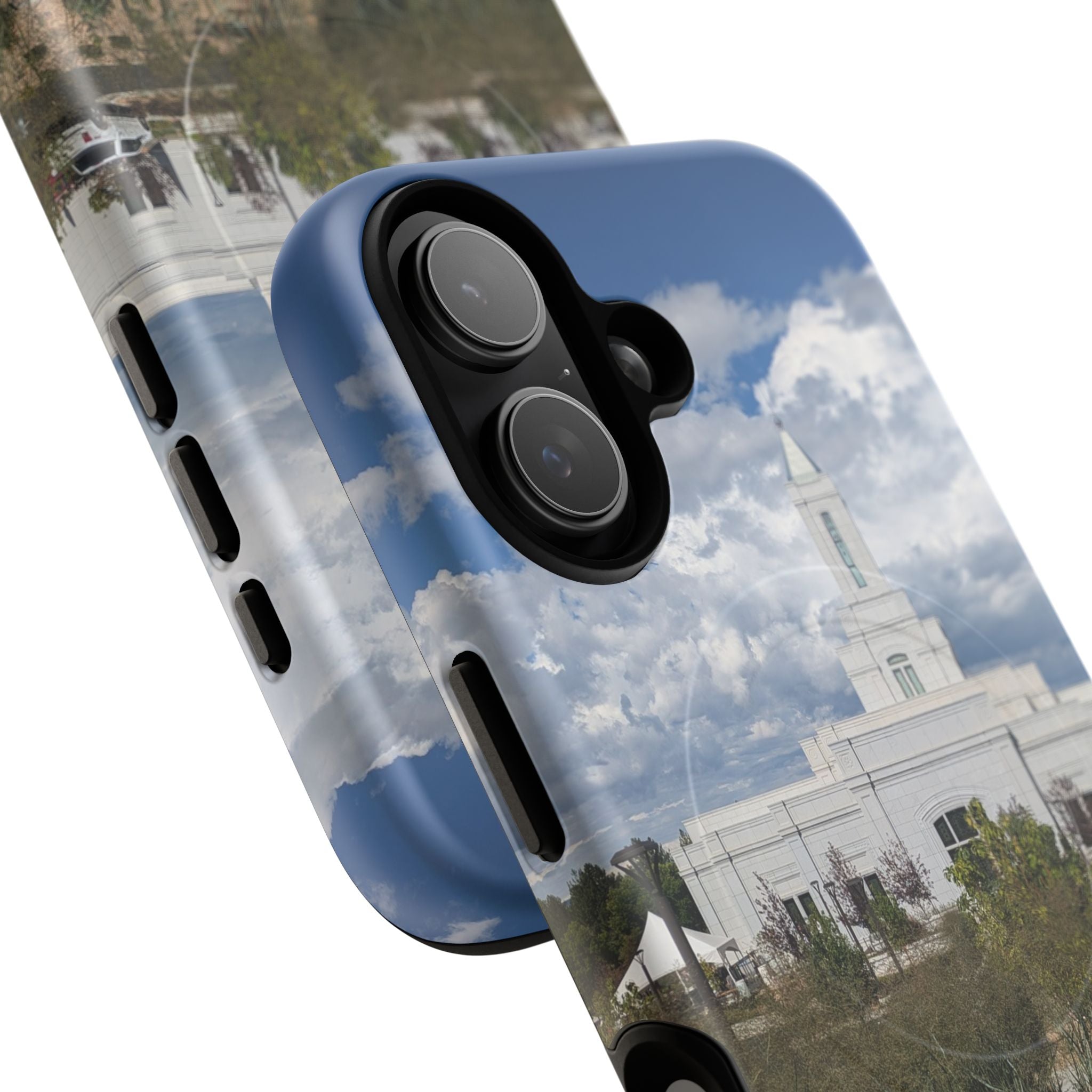 Grand Junction, CO Temple Photo Tough Magnetic Phone Case — LDS Church Landscape Design