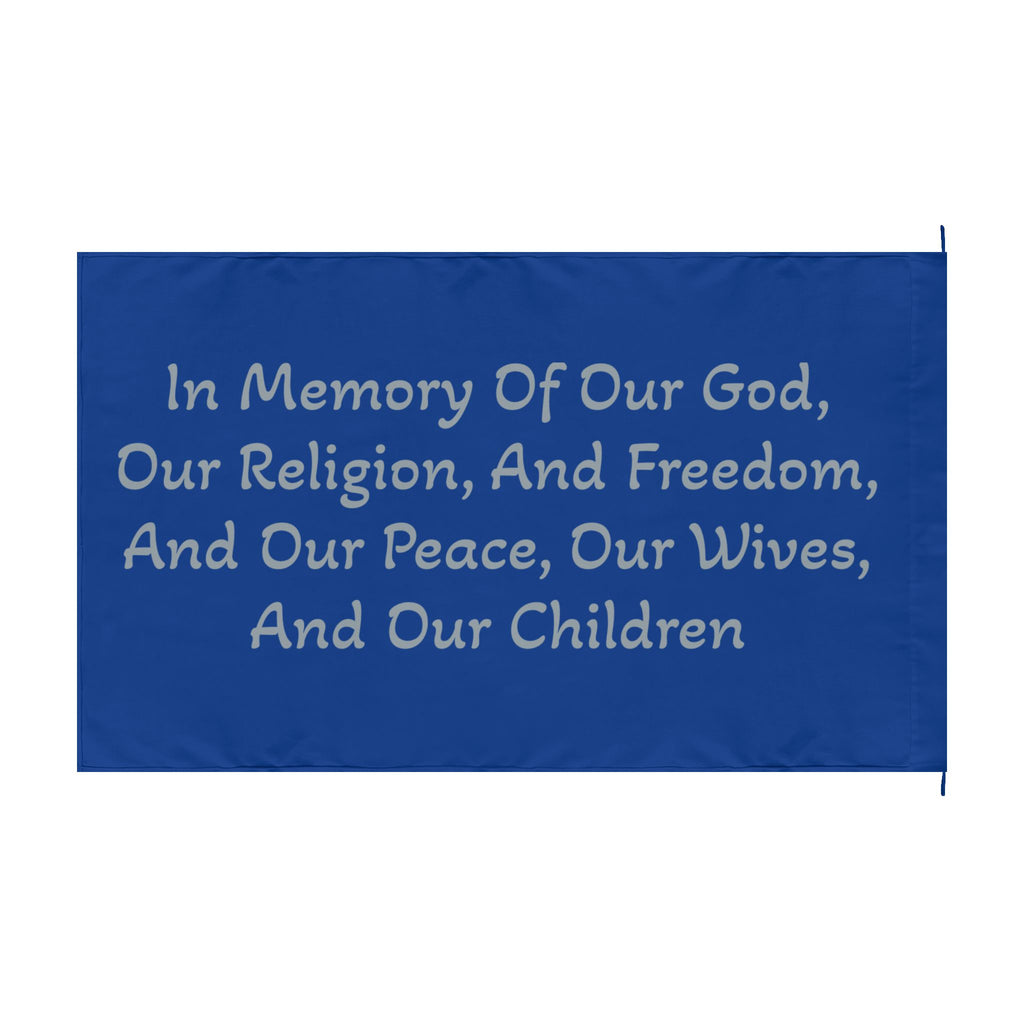 Captain Moroni's "Title of Liberty" Memorial Tribute Double-Sided Flag