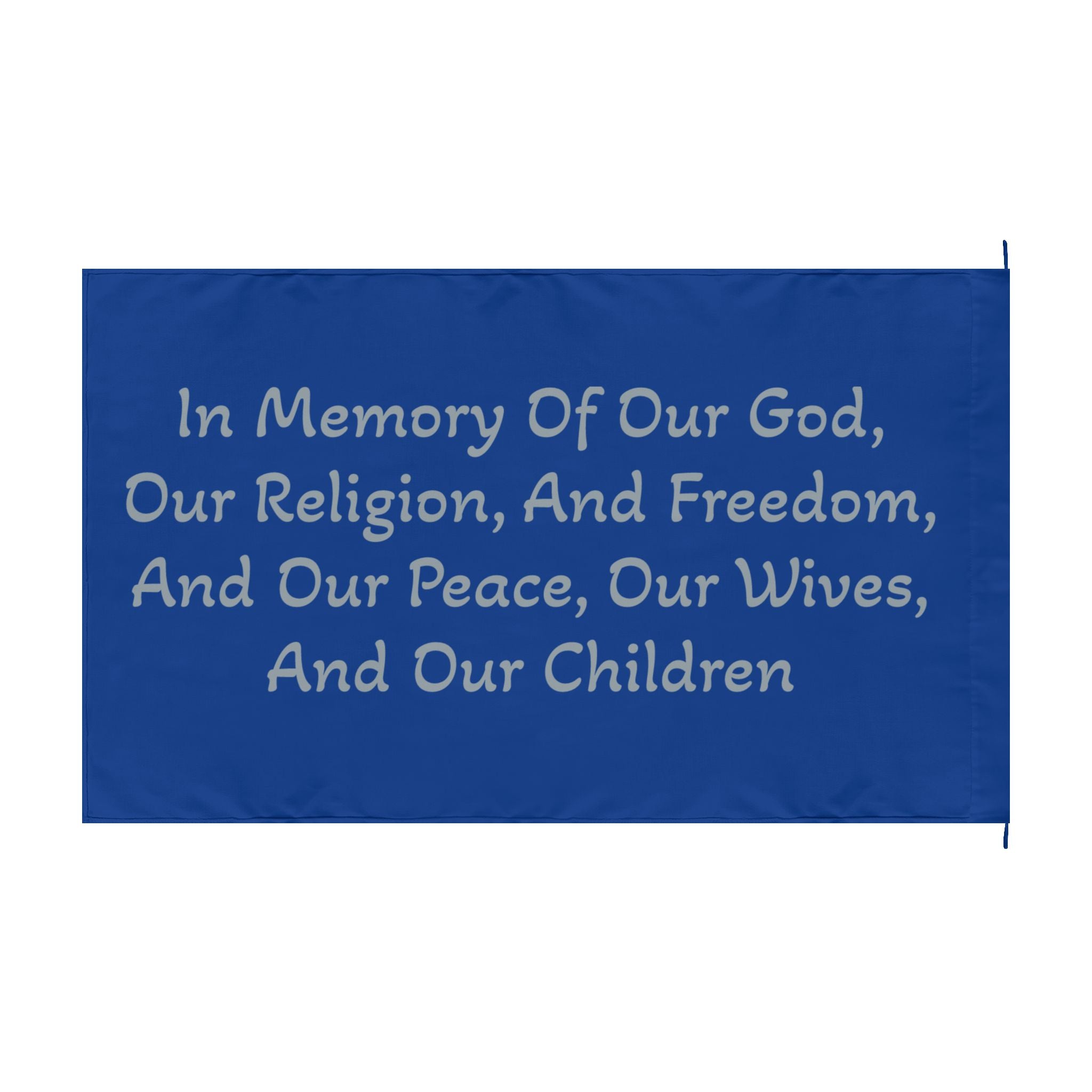 Captain Moroni's "Title of Liberty" Memorial Tribute Double-Sided Flag