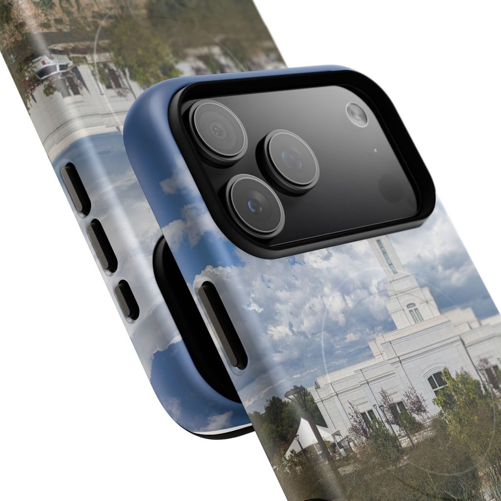 Grand Junction, CO Temple Photo Tough Magnetic Phone Case — LDS Church Landscape Design
