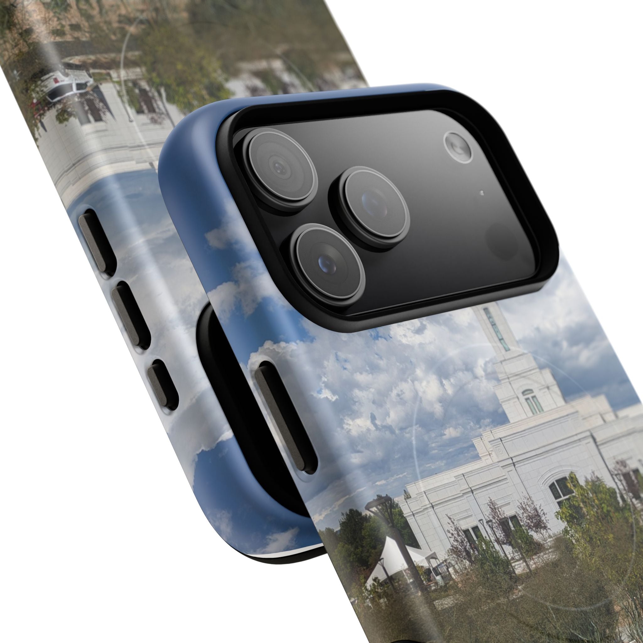 Grand Junction, CO Temple Photo Tough Magnetic Phone Case — LDS Church Landscape Design