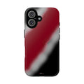 Red and Black Gradient Tough Phone Case — Shockproof Protective Cover