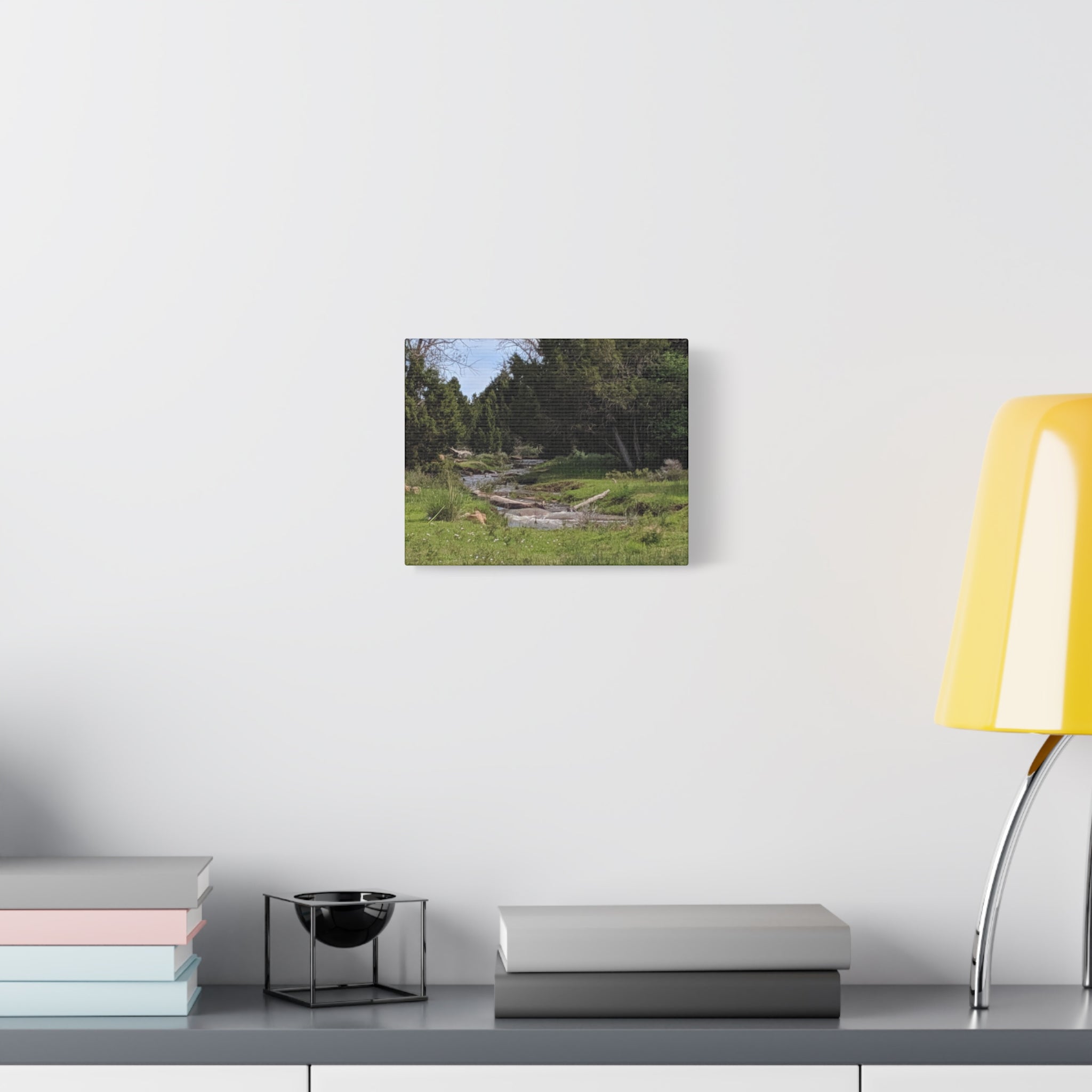 River Meadow Canvas Print — Tranquil Nature Wall Art