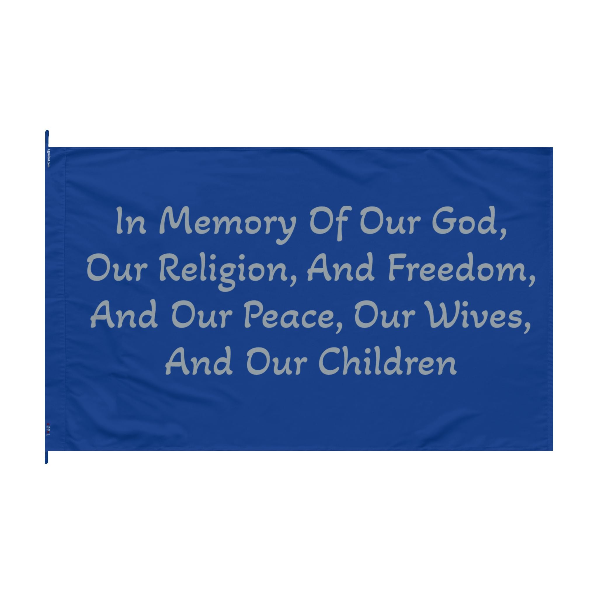 Captain Moroni's "Title of Liberty" Memorial Tribute Double-Sided Flag