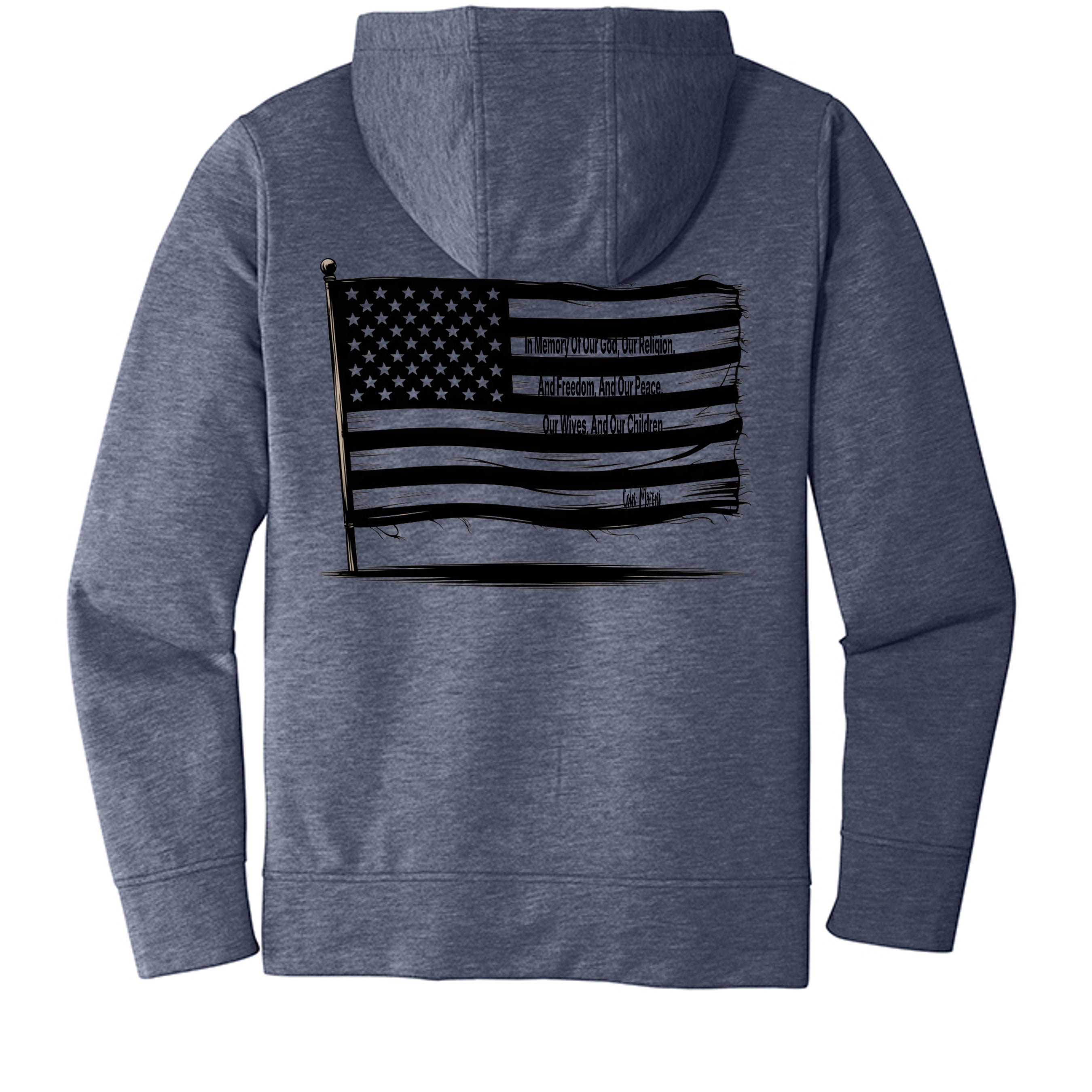True Navy Hthr - ST293 - BACK